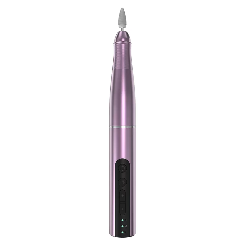 Set de trepant d'ungles de velocitat ajustable Kit de manicura pedicura portàtil amb 7 broques