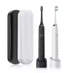 Raspall de dents elèctric Sonic millorat per a adults amb capçals de raspall addicionals IPX7 amb funda de viatge