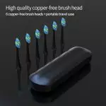Raspall de dents sònic recarregable USB personalitzat amb temporitzador intel·ligent de càrrega ràpida amb suport